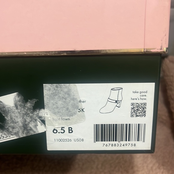 Kate Spade New York Womens Tilda Leather Pebbled Ankle Boots - Picture 5 of 5